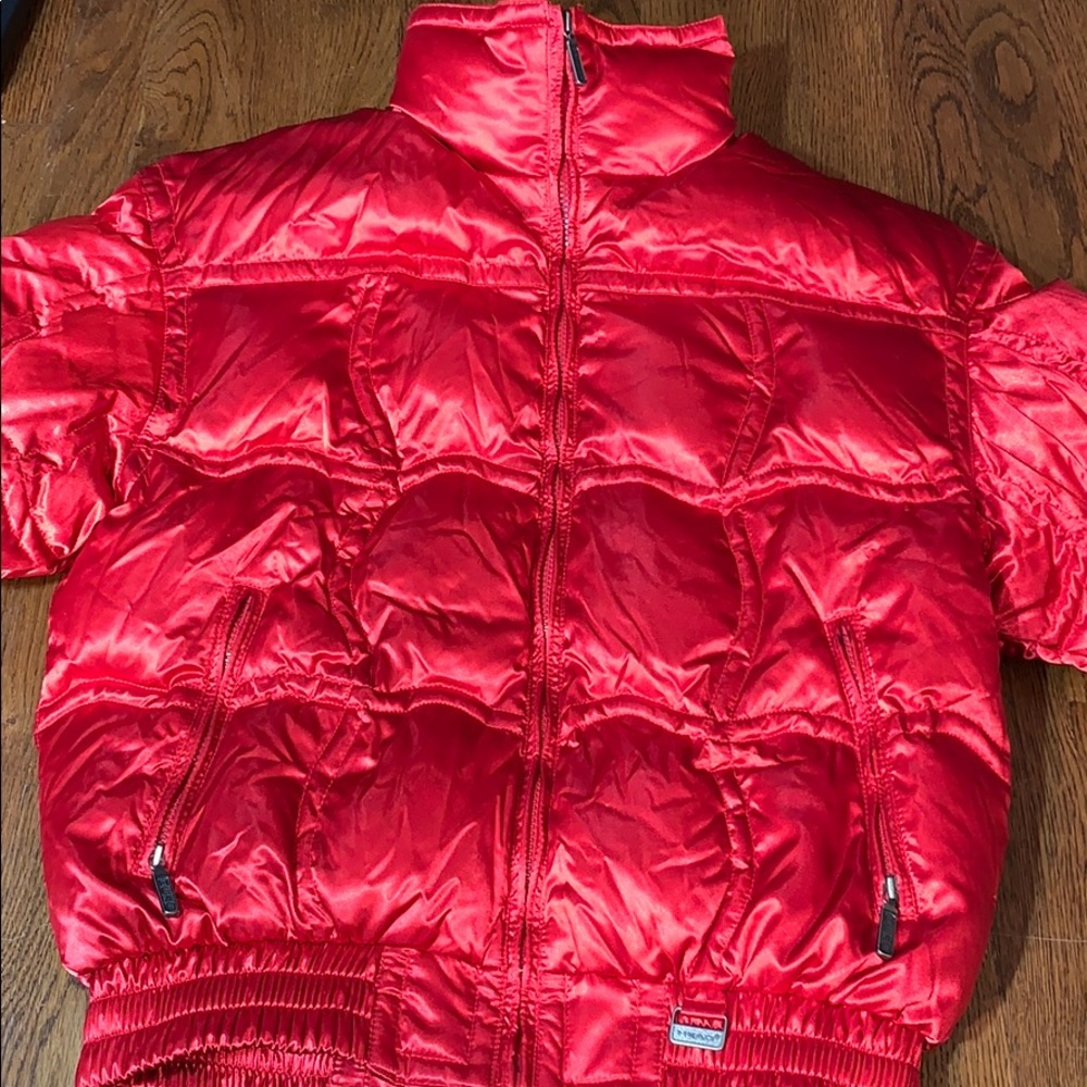 Head Red Down Bomber Jacket